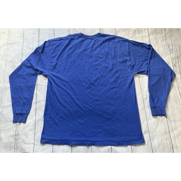 Champion Brand Duke Blue Devils Long Sleeve T-Shirt Size XXL Royal Blue Black - Picture 5 of 5